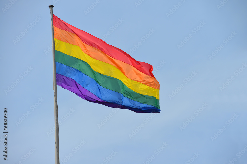Regenbogenfahne, schwul, lesbisch, Homosexualität, Orientierung Regenbogenfahne, schwul, lesbisch, Homosexualität, Orientierung