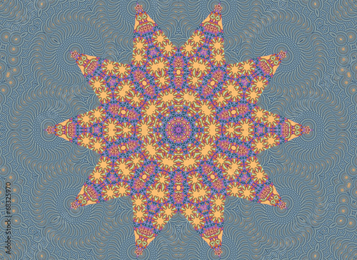 Quadro em tela Mandala para relajación