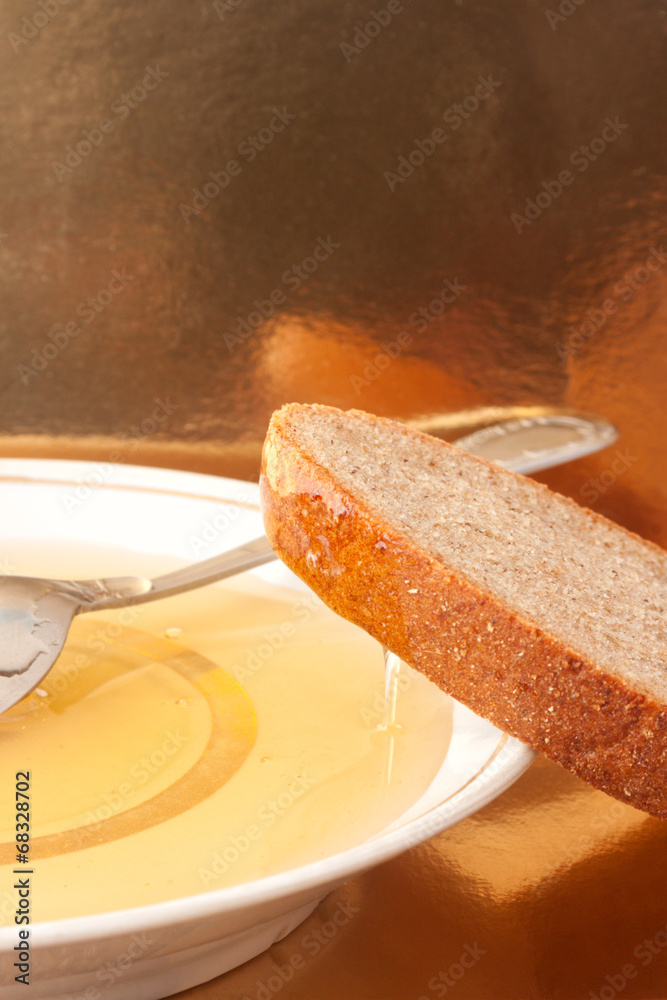 The Slice of Brown Bread in Honey The Slice of Brown Bread in Honey