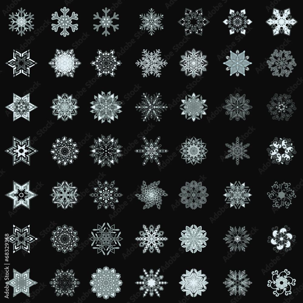Snowflake Vectors Snowflake Vectors