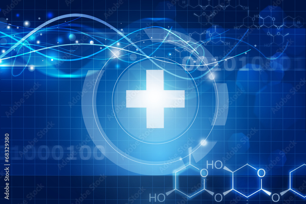 abstract blue medical background Stock Illustration Adobe Stock