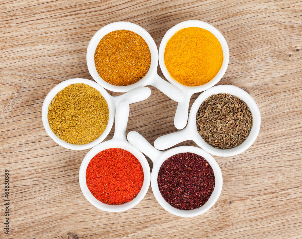 Various spices selection Various spices selection