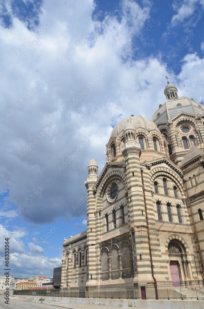 Naklejka premium Cathédrale sainte marie majeure, Marseille