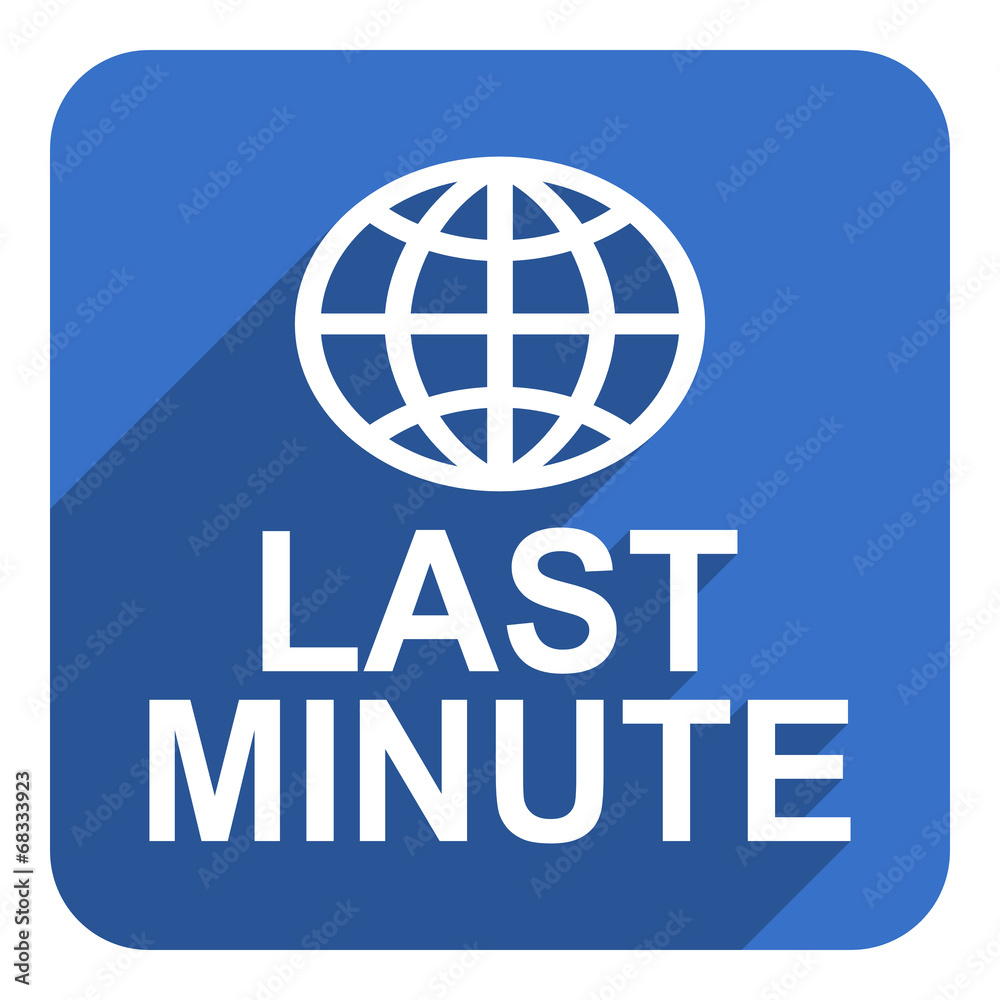 last minute flat icon last minute flat icon