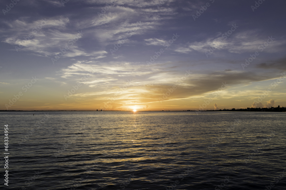 Sunrise At Sanibel Island, Florida - USA