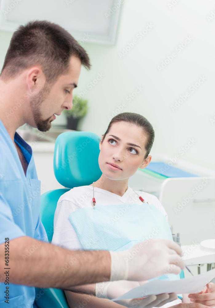 Obraz premium Dental inspection