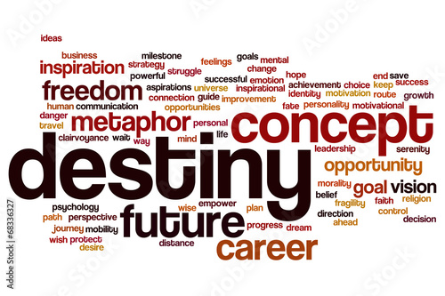 Destiny word cloud