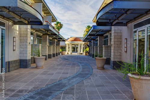 Downtown Scottsdale Arizona in the Old Town District.