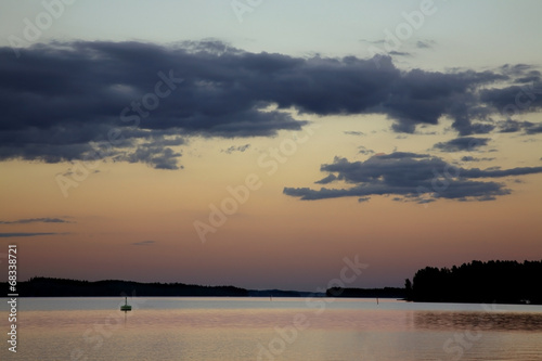 Lake Kallavesi in Kuopio. Northern Savonia. Finland