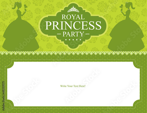 princess card design