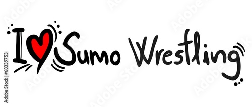 Sumo wrestling love