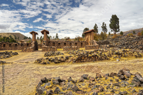 Raqchi ruins, Cuzco, Peru photo