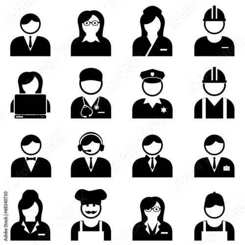 Blue and white collar professionals and workers