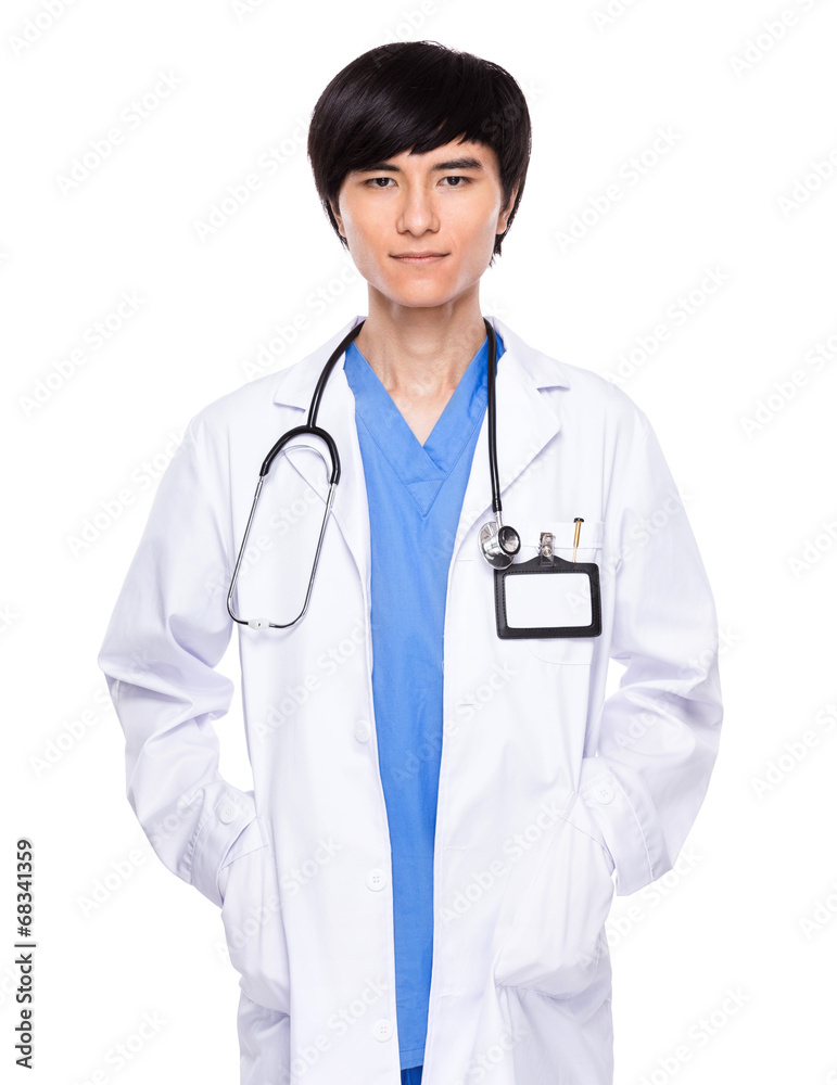 Asian male doctor