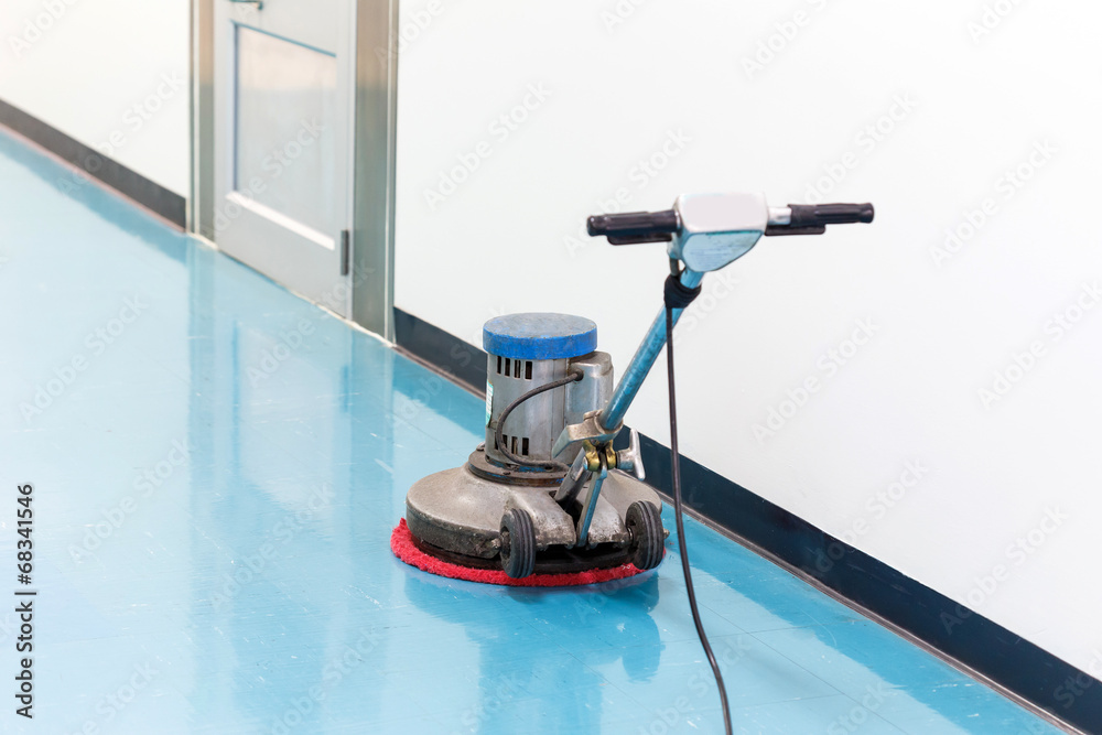 clean floor machine