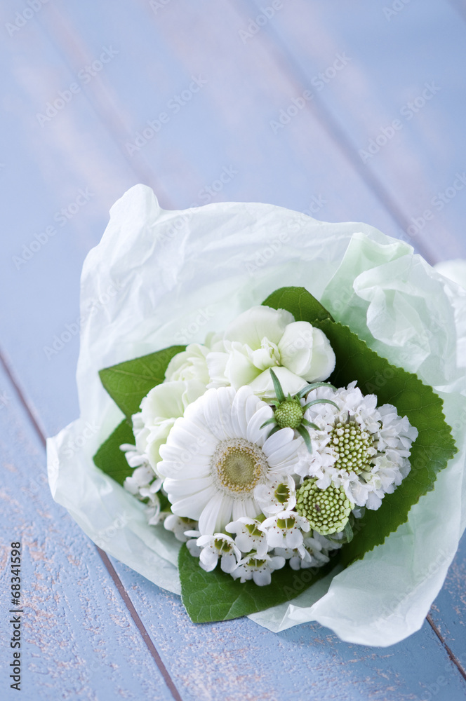 ブーケ 花束 白 ホワイト 白い花 Stock Photo Adobe Stock