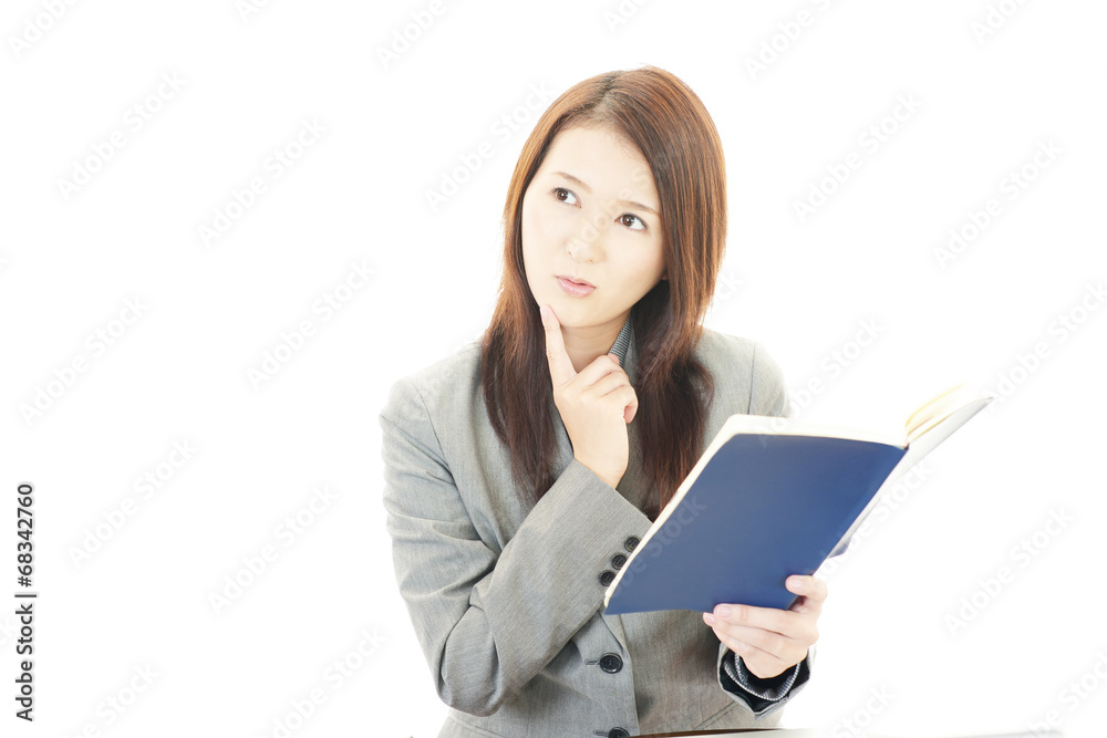 笑顔のOL 笑顔のOL