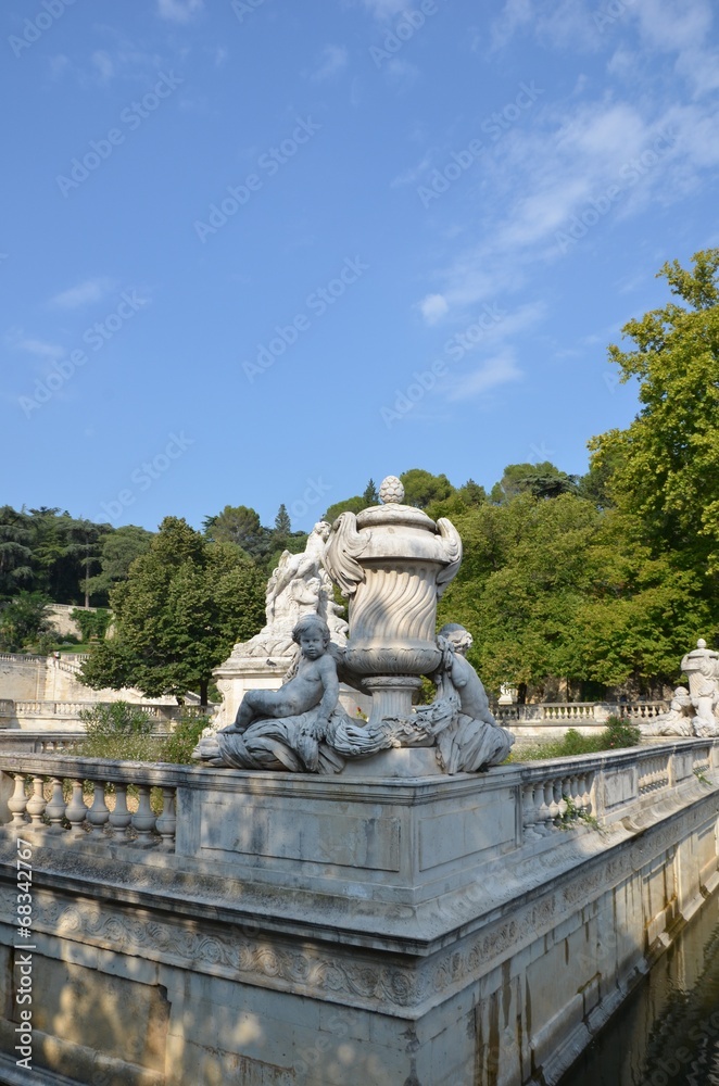 Jardins de la fontaine à Nîmes 