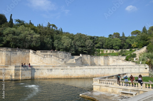 Jardins de la fontaine à Nîmes 