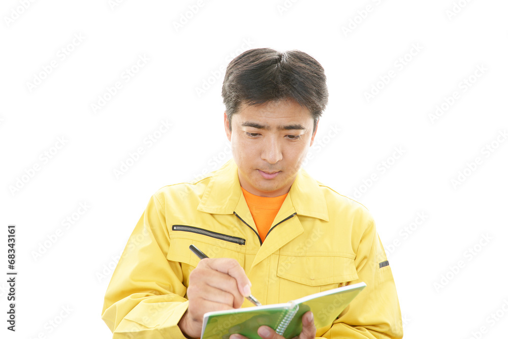 仕事に励む労働者 仕事に励む労働者