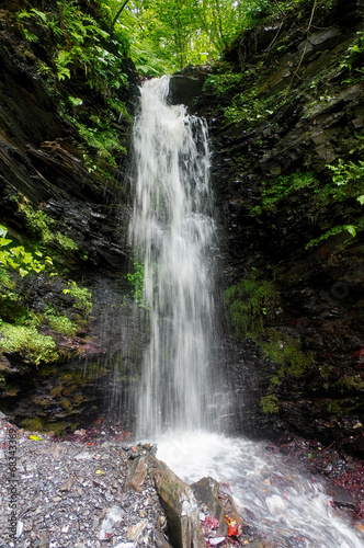 Beautiful waterfall river