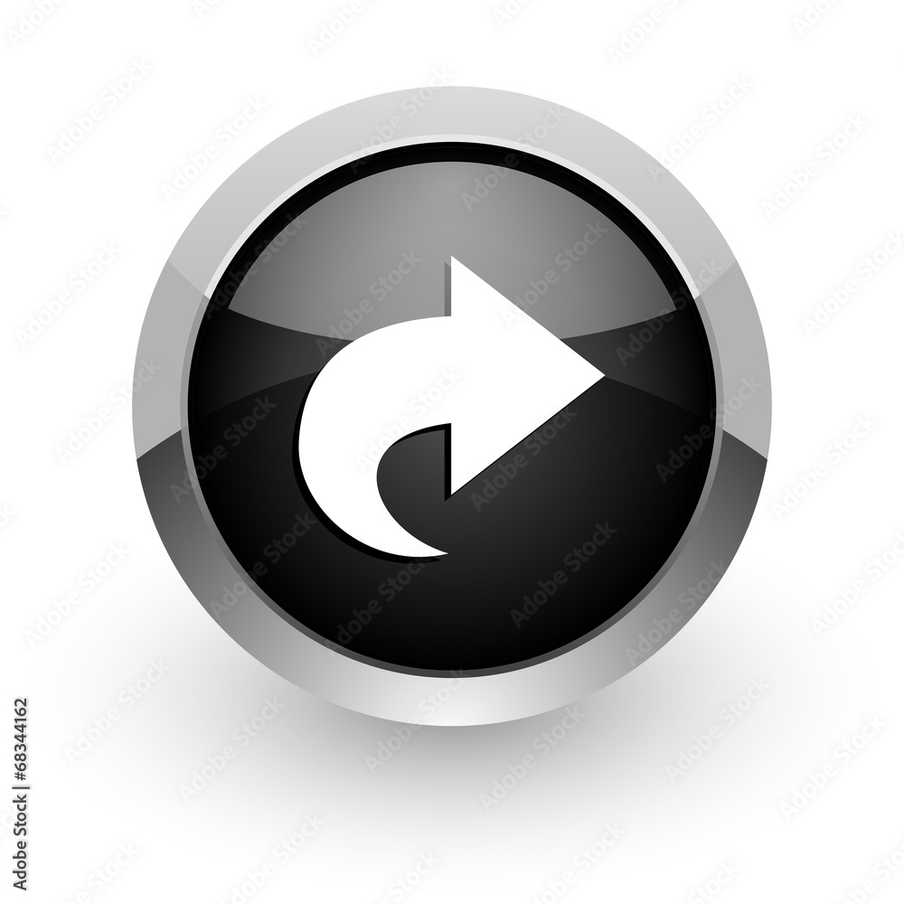 next black chrome glossy web icon next black chrome glossy web icon