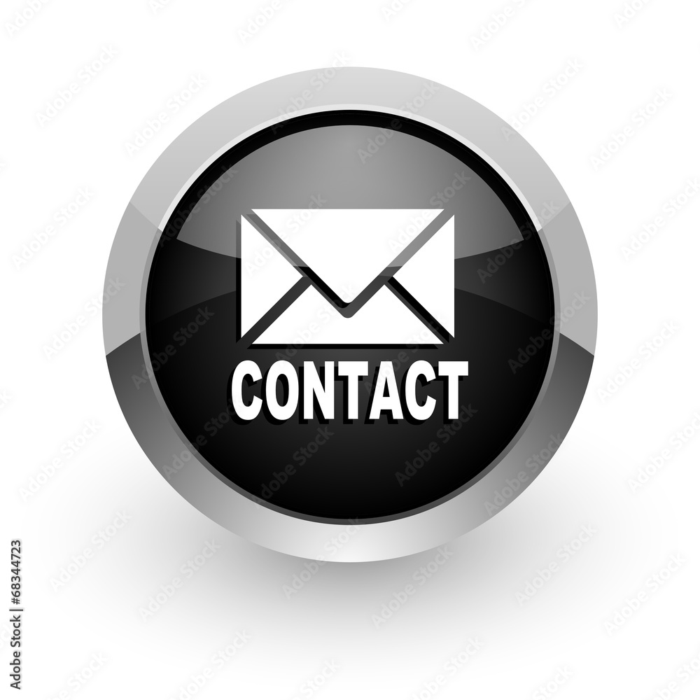 email black chrome glossy web icon email black chrome glossy web icon