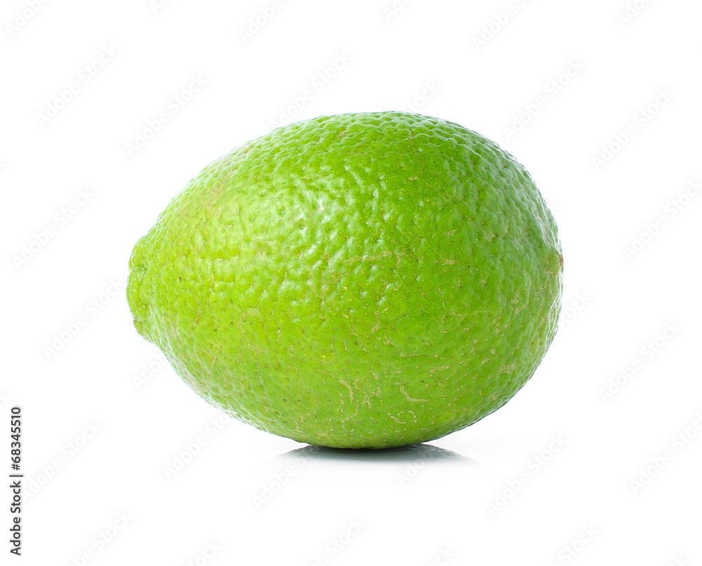 Citrus lime fruit isolated on white background Citrus lime fruit isolated on white background