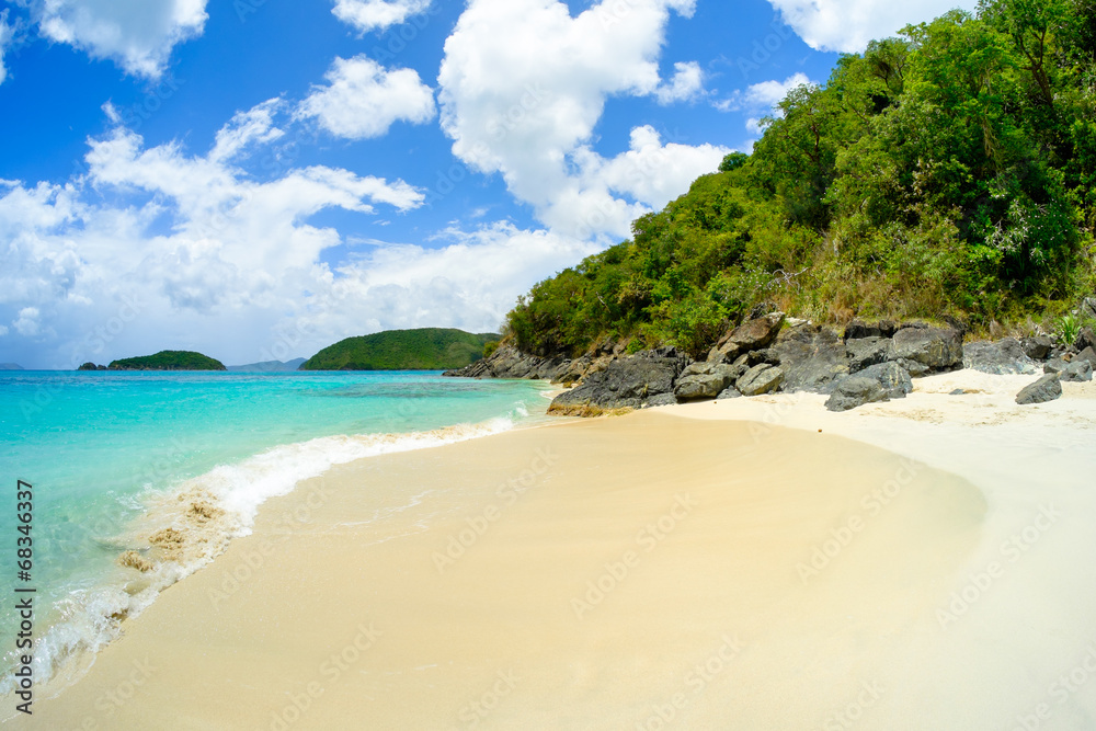 Fototapeta premium Beautiful Caribbean beach