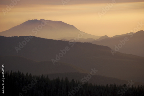 Mount St. Helens Dusk, Washington state