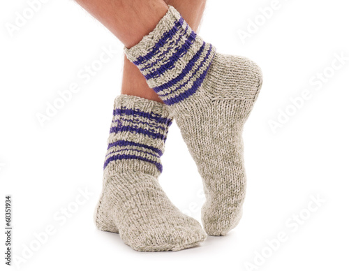 Knitted socks