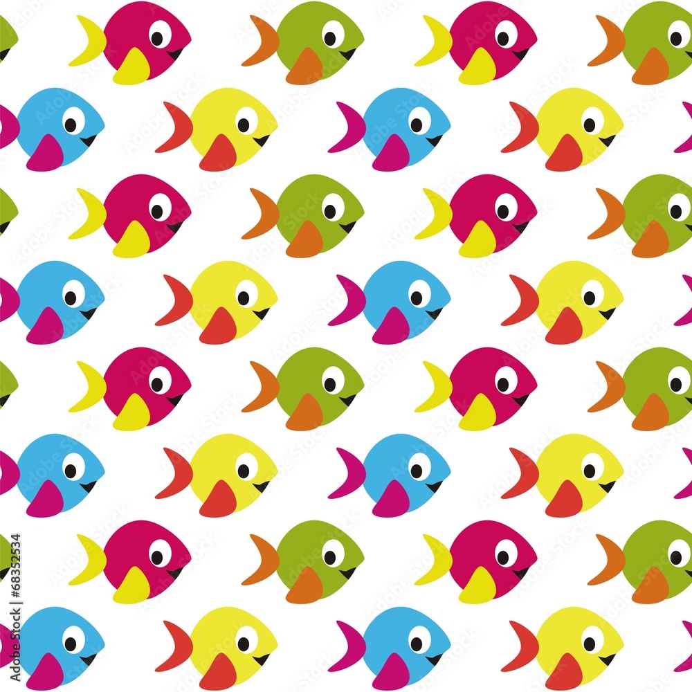 seamless background with fish seamless background with fish