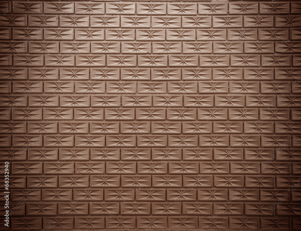 Old brown brick wall Old brown brick wall