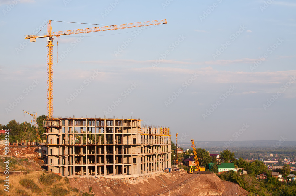 Construction new multi-story hotel