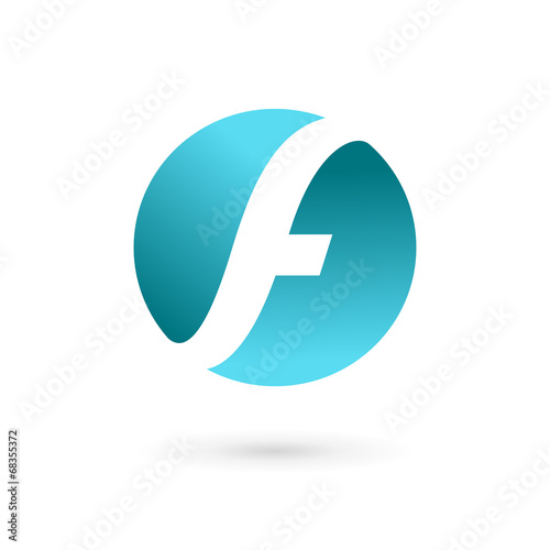 Letter F logo icon design template elements.