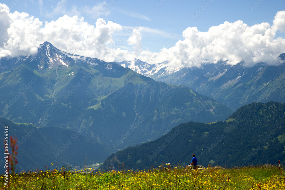 Obraz premium Ahornspitze - Zillertal - Alpen