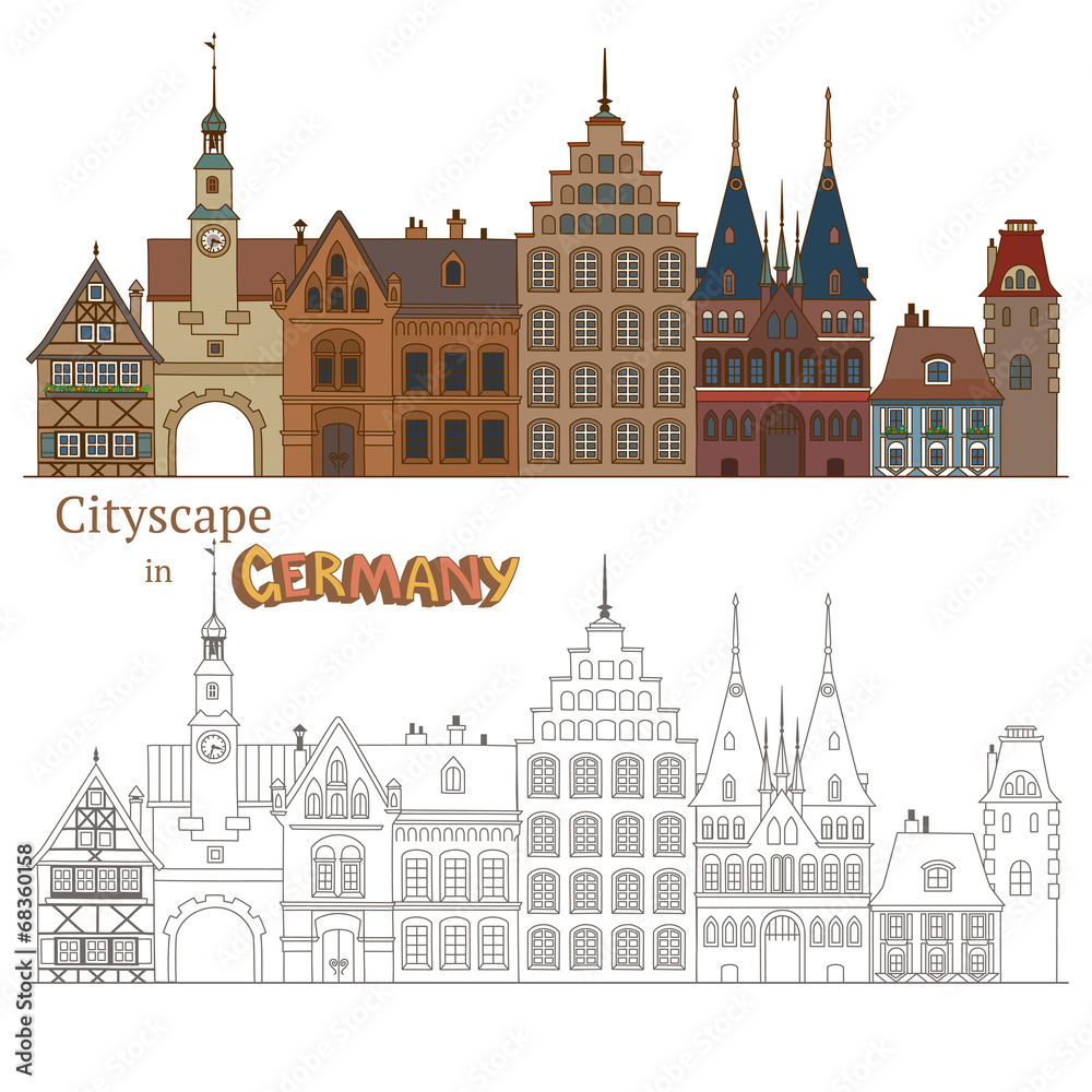 Design of Cityscape in Germany and Typical German Architecture