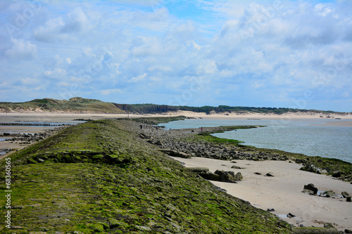berck sur mer plage, touquet, pas de calais en france