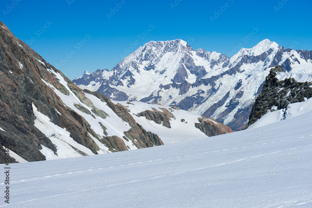 Snowy mountains