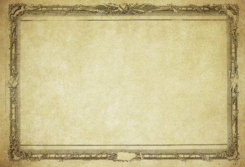 grunge vintage frame