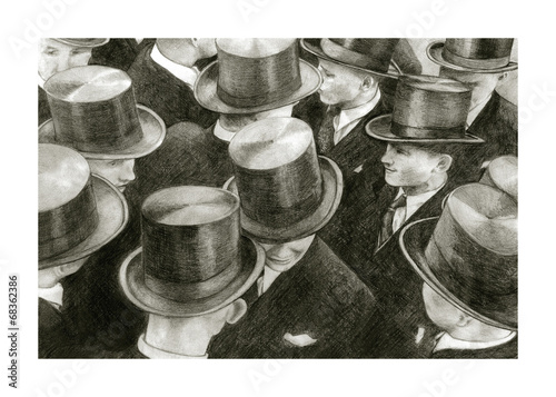 men with a cylinders