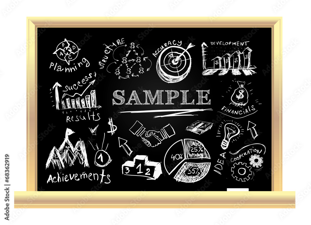 Creative blackboard idea Creative blackboard idea