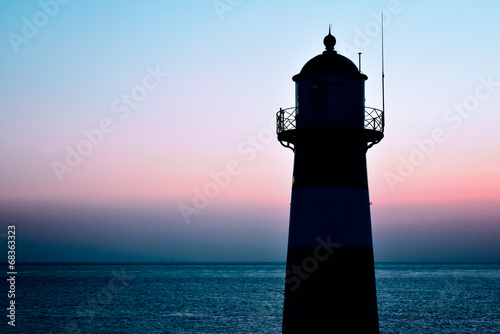 Lighthouse at Sunset