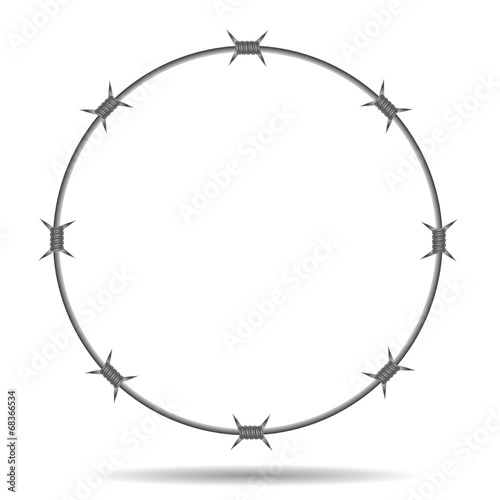 barbed ware frame
