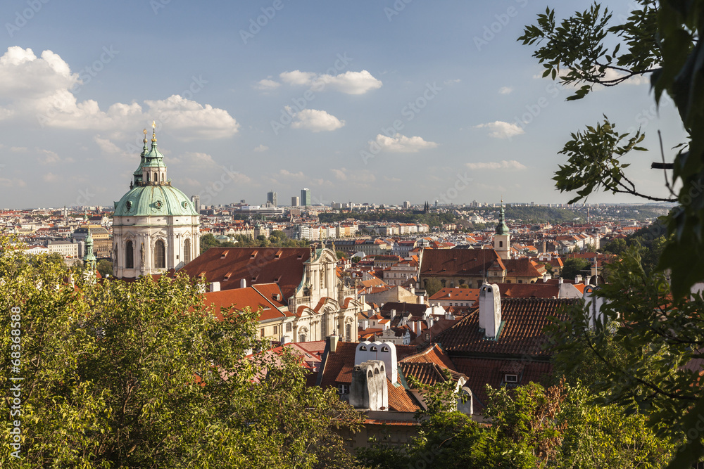 Ausblick von Prager Burg auf Prag