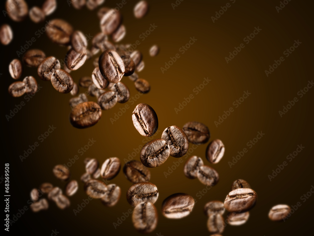 Obraz premium chicchi di caffe'