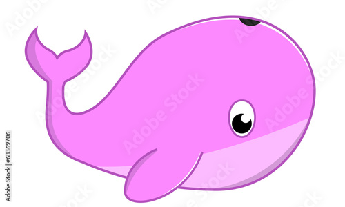 Pink whale