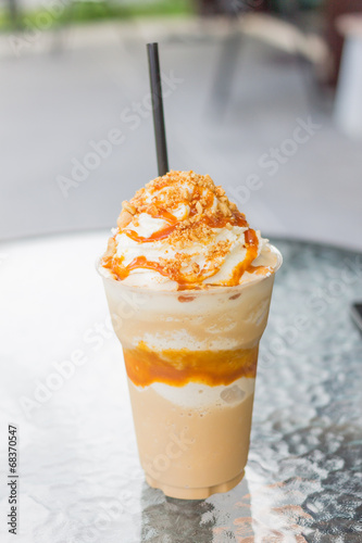 coffee caramel frappe