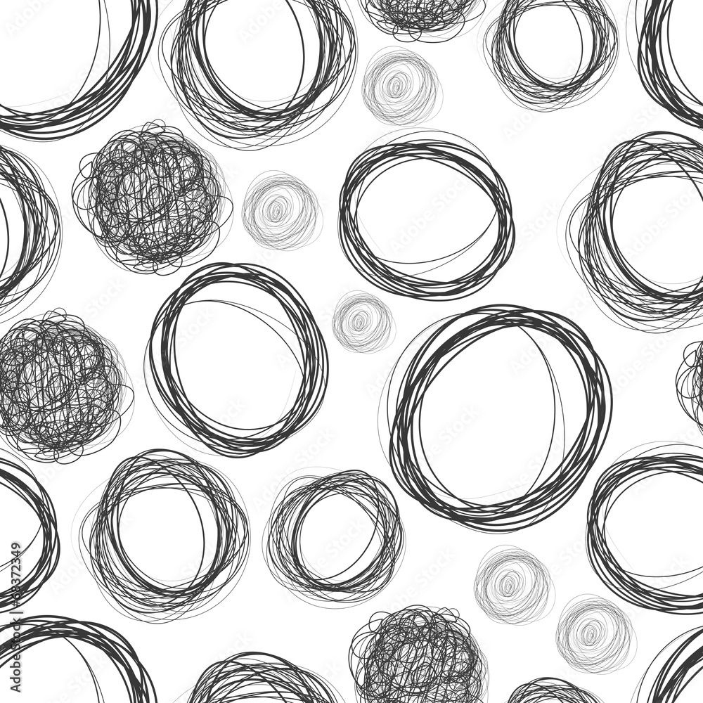 hand drawn circles