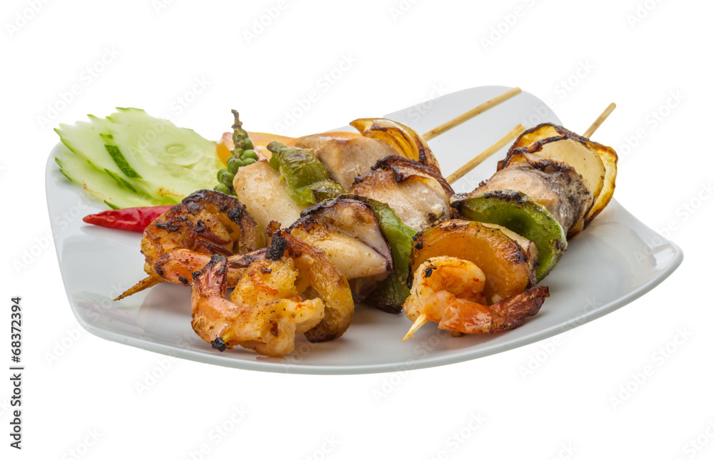 Seafood barbeque Seafood barbeque
